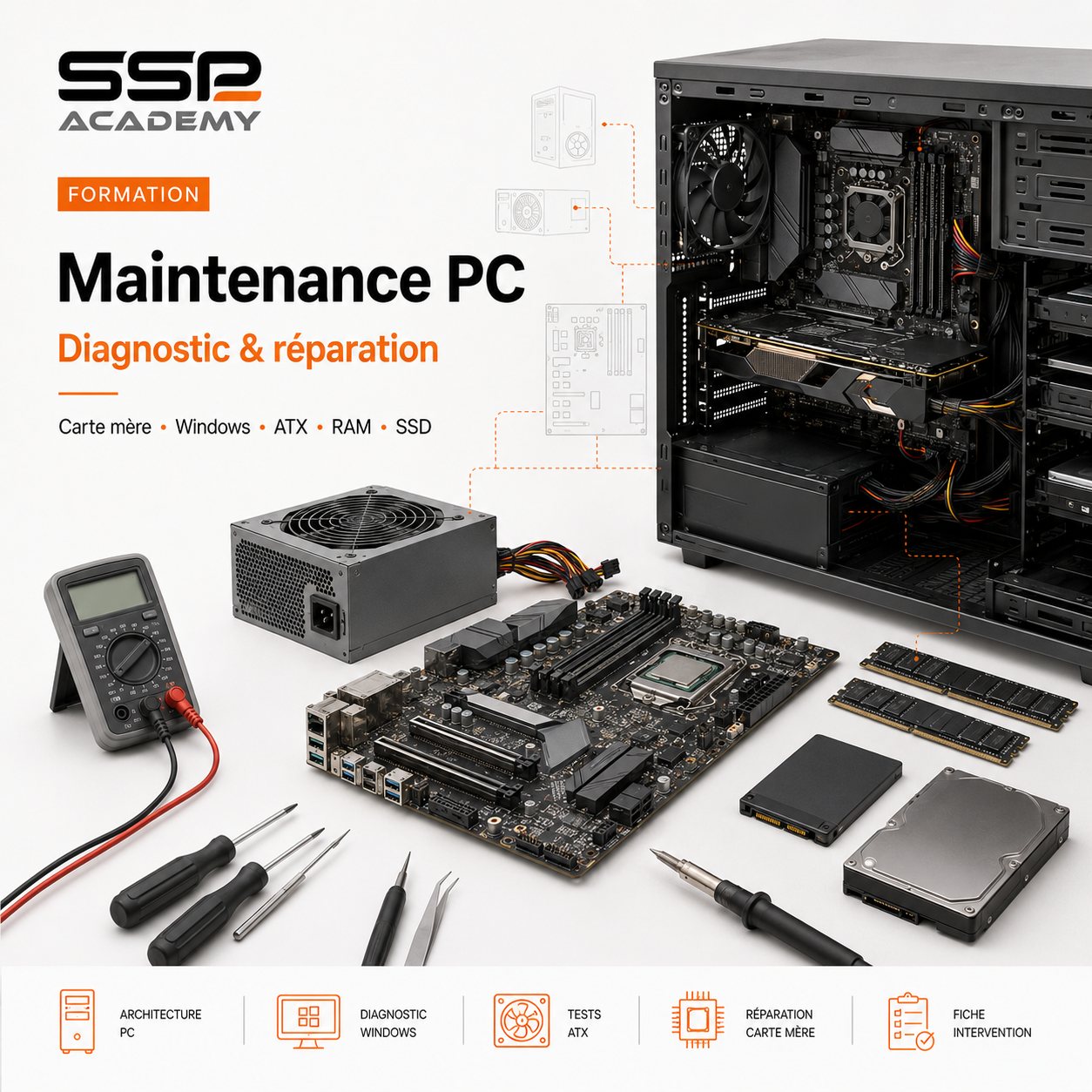 Devenir Technicien maintenance PC