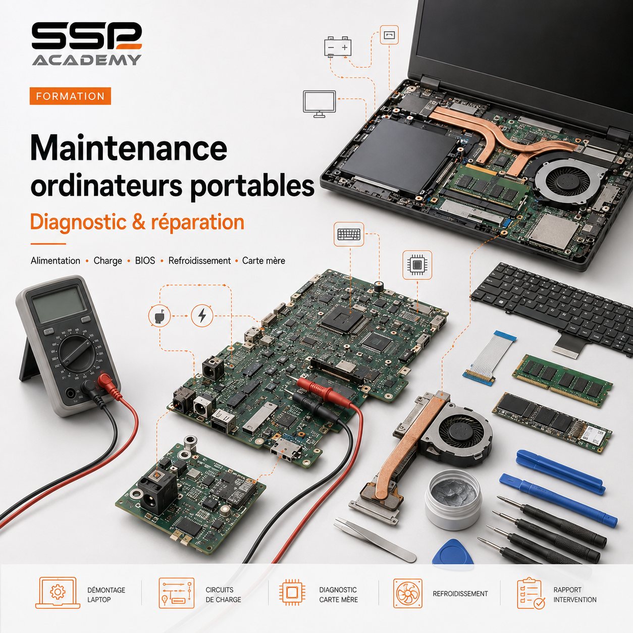 Devenir Technicien maintenance ordinateurs portables
